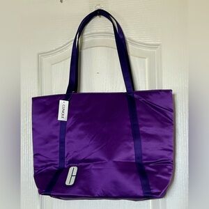 Clinique Purple Tote Bag